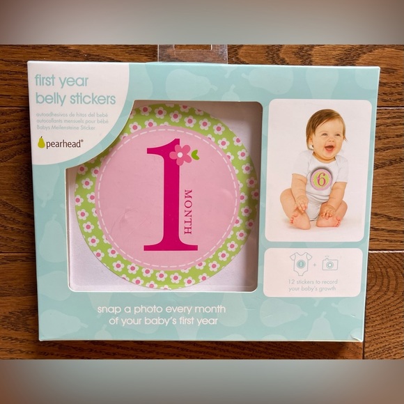 Blanket Lot Burt’s Bees Carters Milestone Stickers Baby Girl Closet Dividers NEW - Picture 7 of 8